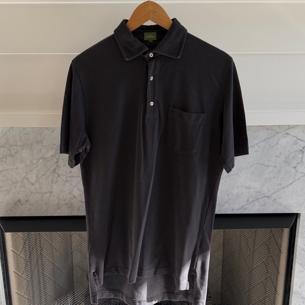 Sid Mashburn Charcoal Polo Shirt